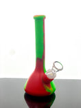 Load image into Gallery viewer, red and green silicone beaker.