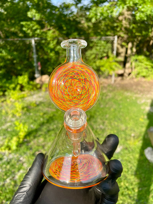 Modified Creations Glass - Honey Comb Disk Tube