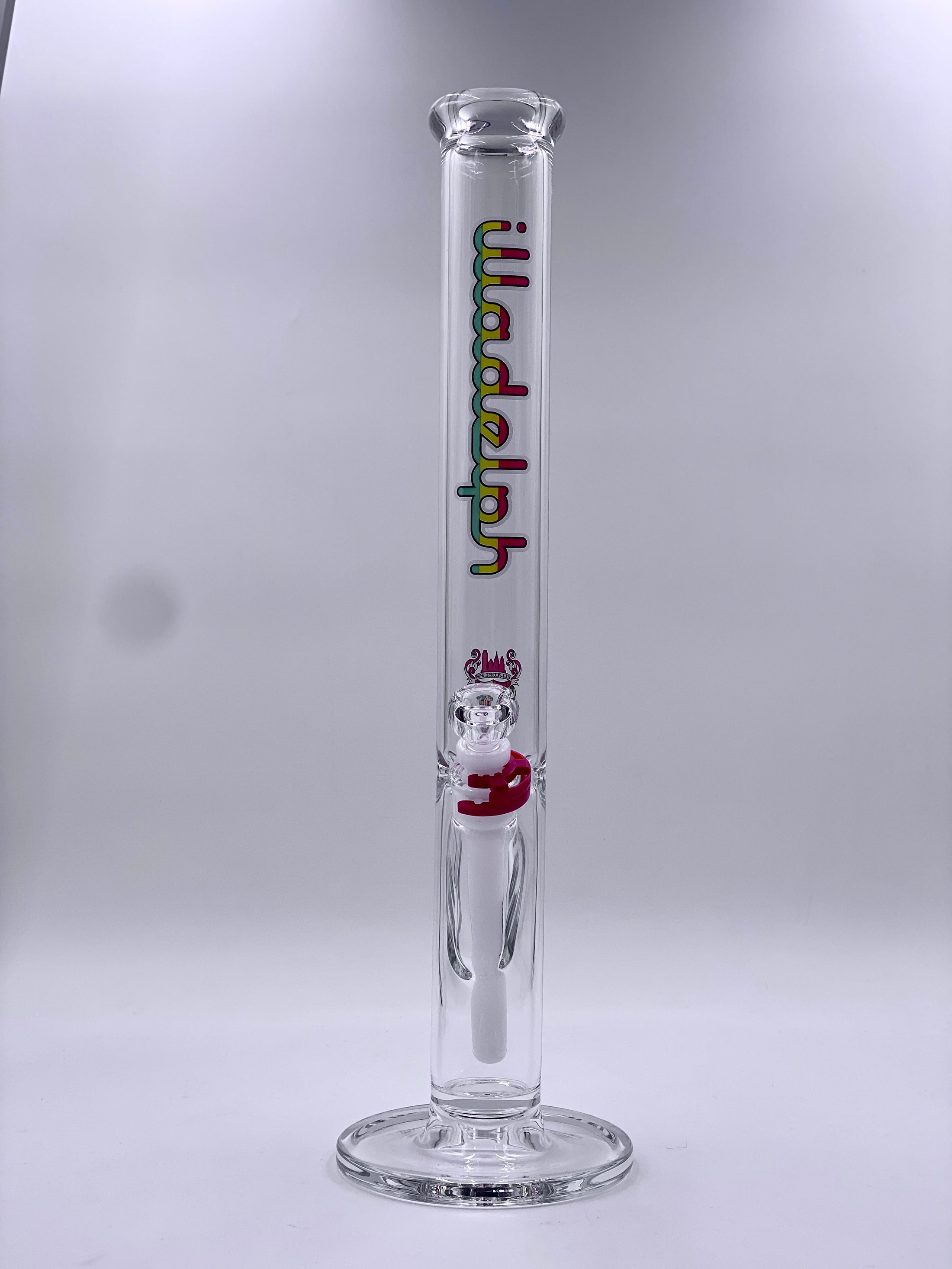 Illadelph - Medium Straight - Rasta Label / White Outline