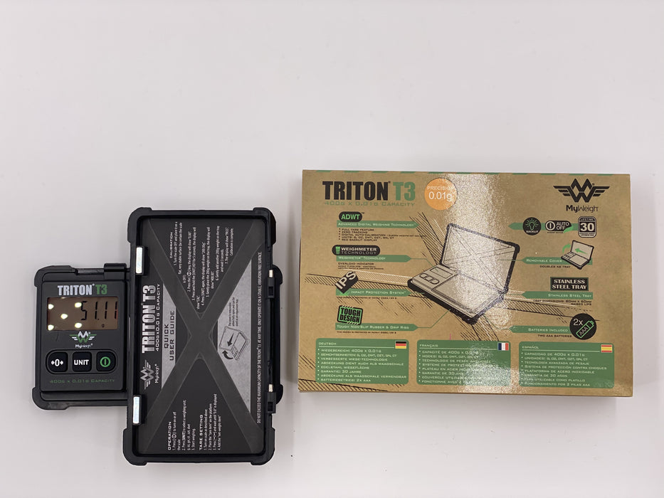 Triton T3 400 x .01g Digital Scale