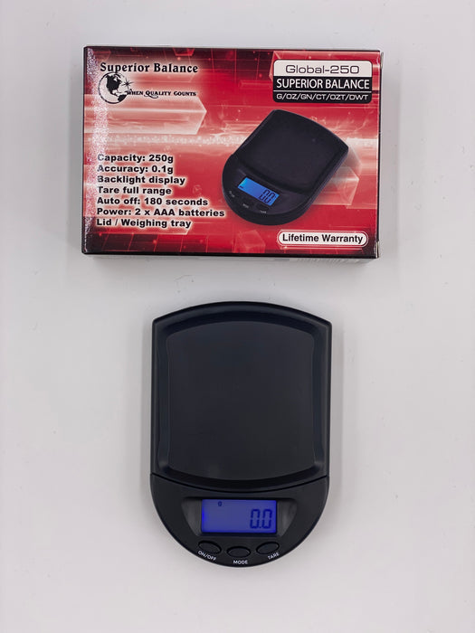 Global-250 250g x 0.1g Digital Pocket Scale