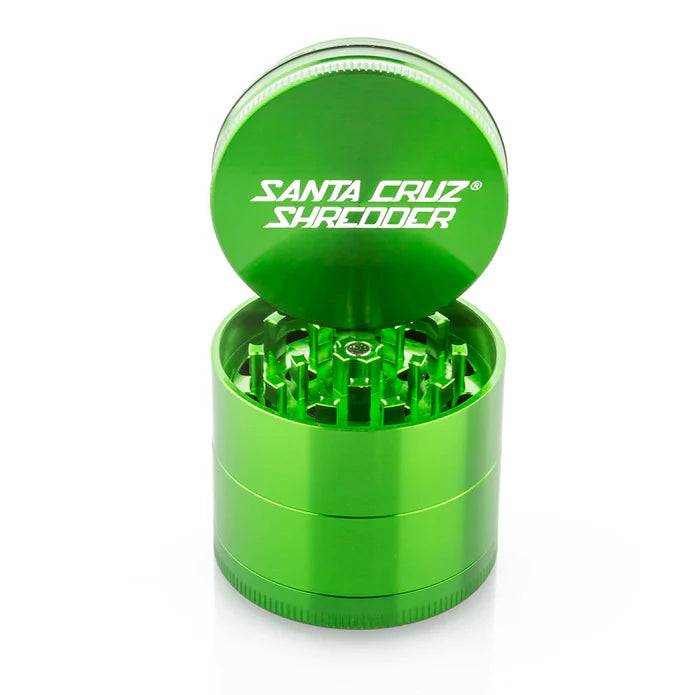 Green MD 4 Piece Santa Cruz Shredder Grinder